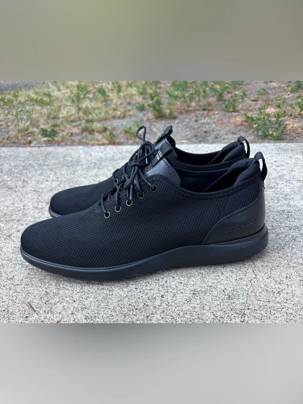 Cole Haan Grand Plus Essex Distance Knit Oxford Black Size 11 NWOT